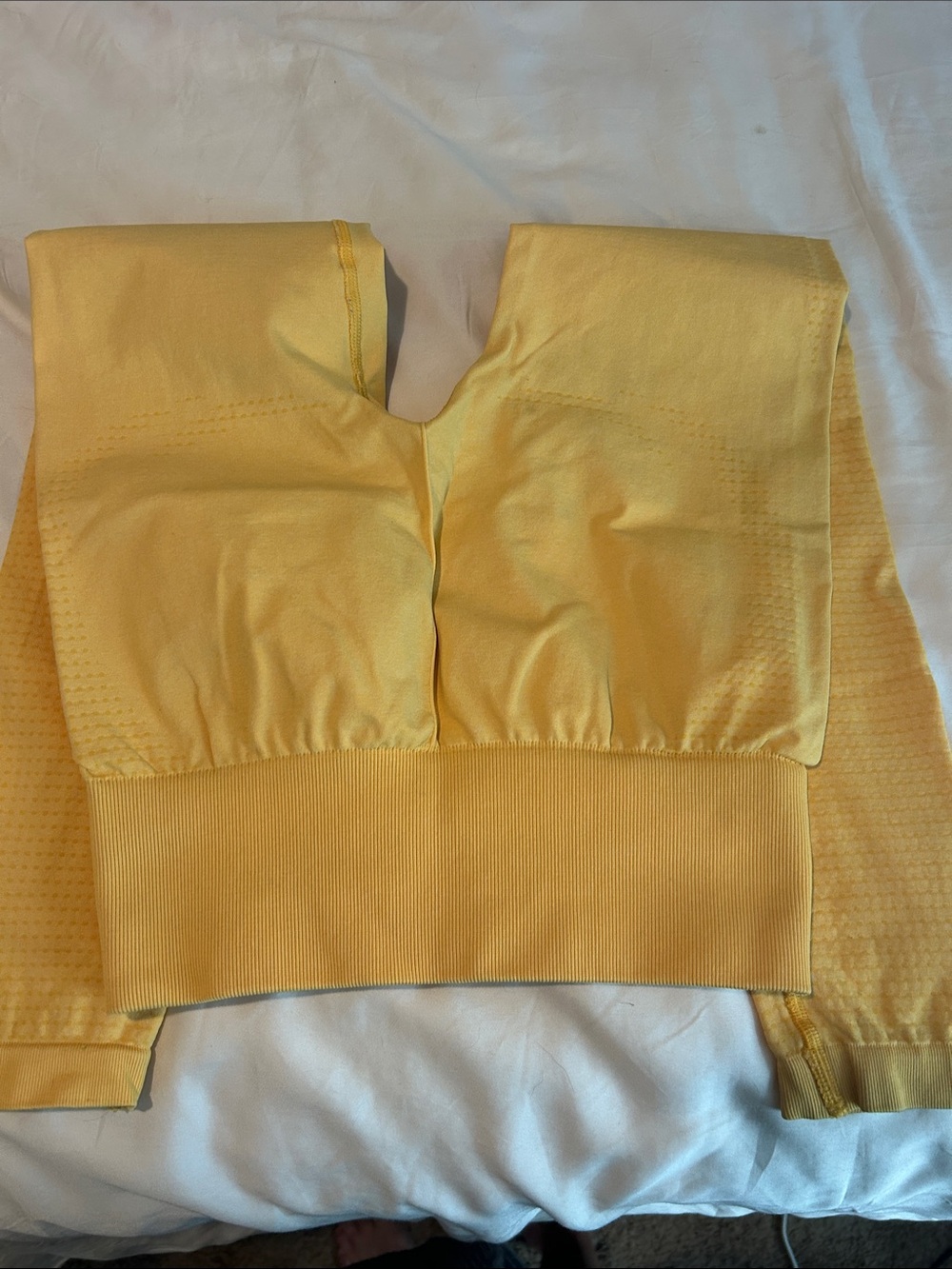 Gymshark Seamless High-Waist Leggings - Yellow - Picture 2 of 4
